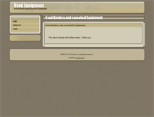 Tablet Screenshot of looseleafequipmentused.com